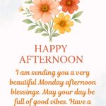 Beautiful Good Afternoon Monday Blessings