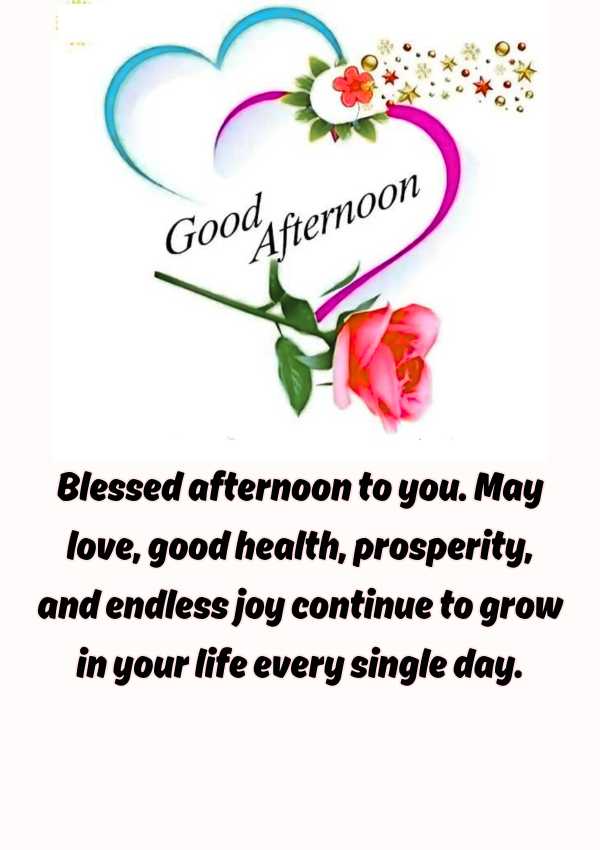 Beautiful Good Afternoon Wednesday Blessings