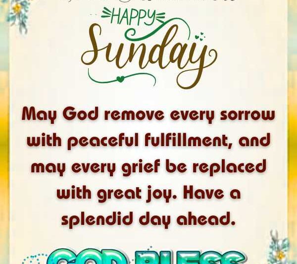Happy Sunday Afternoon Blessings