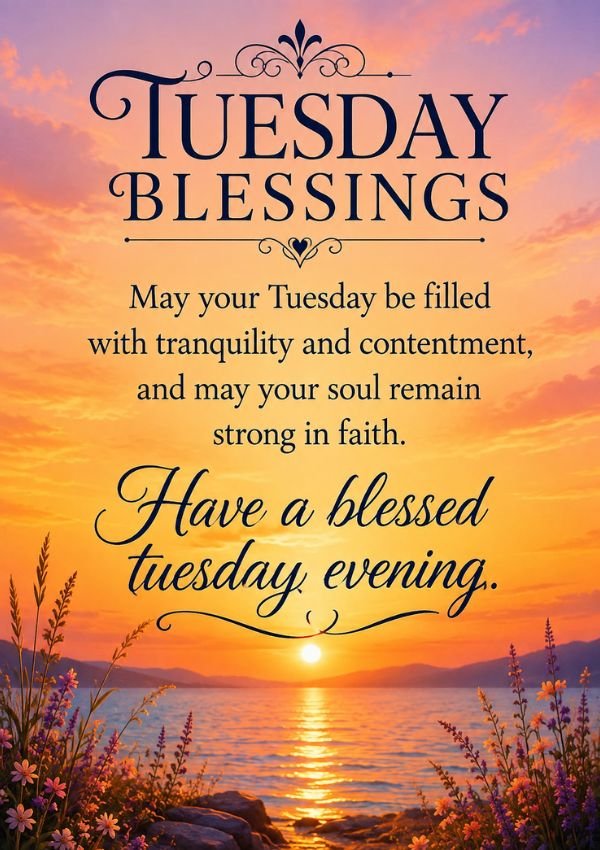 Good Evening Tuesday Evening Blessings
