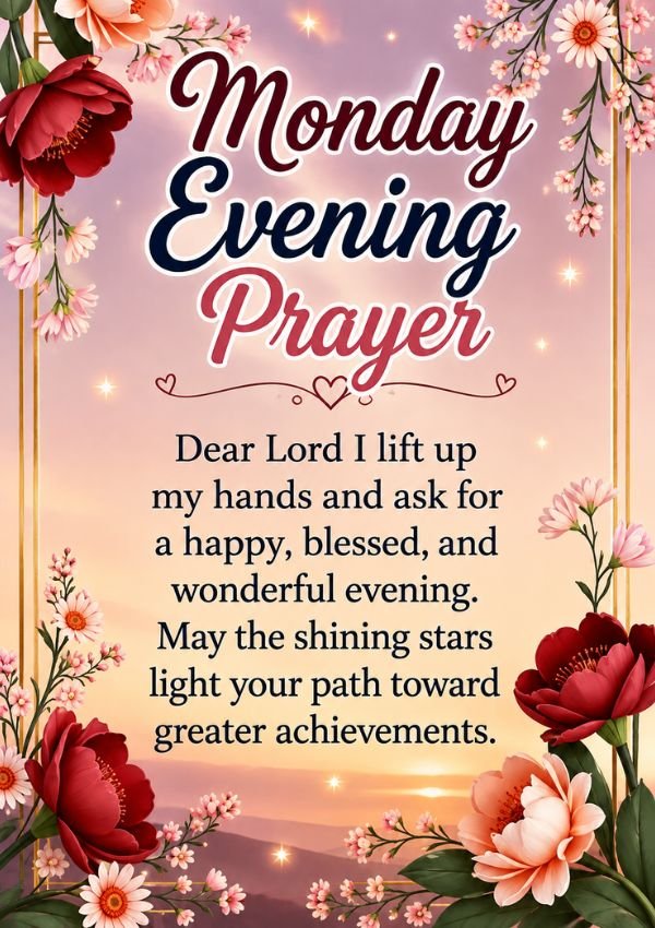 Monday Evening Prayers and Blessings