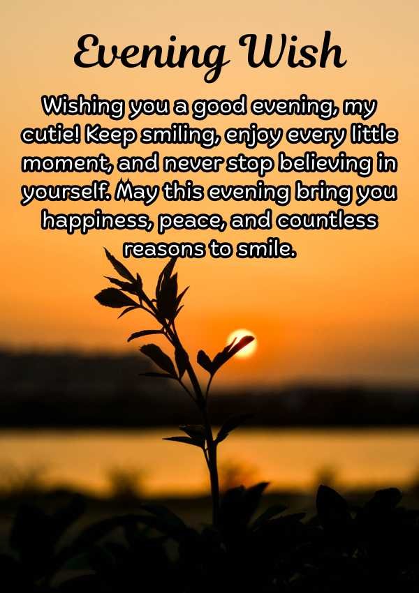 Best Good Evening Wishes to Share