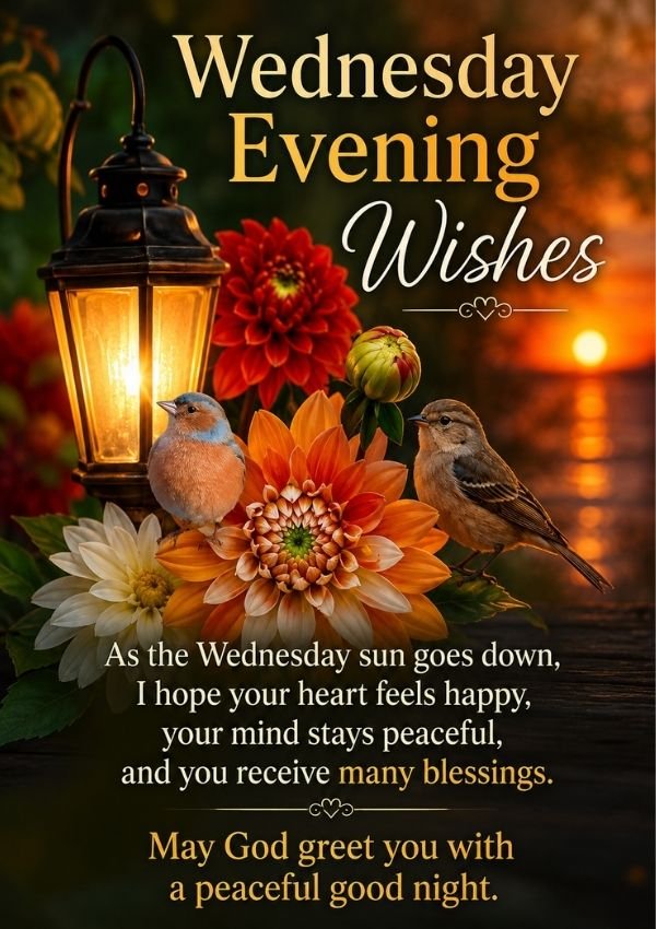 Wednesday Evening Greetings and Wishes