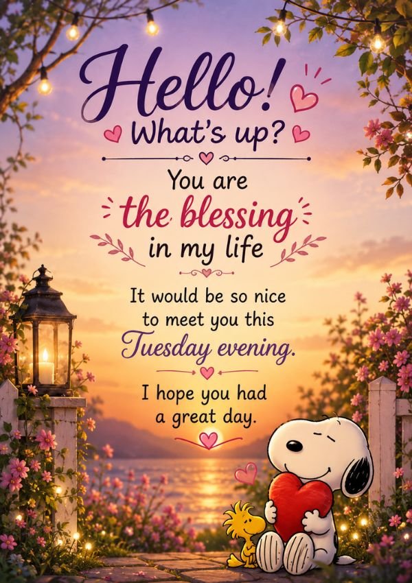 Tuesday Evening Greetings