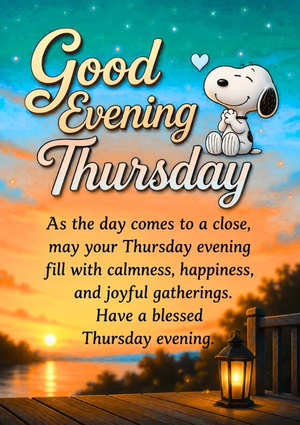Good Evening Thursday Blessings