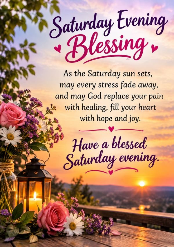Blessed Saturday Evening Blessings
