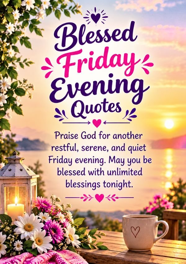 Blessed Friday Evening Quotes