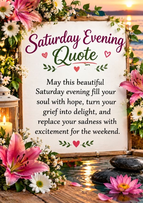 Saturday Evening Quotes